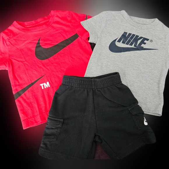 TWO (2) Nike Shirts and A pair of Nike Shorts - Picture 1 of 1